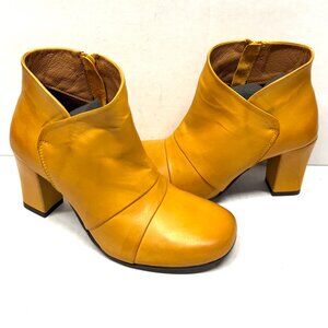 Miz Mooz Yellow Ankle Boots